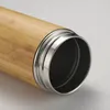 450 ml / 500ml rostfritt stål tumblers bambu kreativ intelligent termos kopp enkelhet DIY hushåll vattenflaska vattenkokare