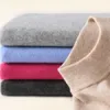 2021 Cashmere Mieszane dzianiny Top Turtleneck Sweter Kobiet Jesień i Winter Pullover Kobiety Długi Rękaw Solid Color Duży rozmiar X0721