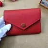 Portafoglio corto da donna di ALTA QUALITÀ busta goffrata hasp piccoli portafogli portamonete classico in pelle borsa di design con scatola