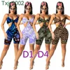 Kvinnor Jumpsuits Sexig Slim Sling Designer Sommar Solid Färg Ärmlös Vest V Neck Shorts Rompers Hollow Out Tight Overaller Byxor 6 stilar