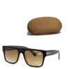 أزياء النظارات الشمسية العلامة التجارية الرياضية FT0907 نظارات نسائية UV400 واقية فورد رجالي مصمم Sunglassess الصندوق الأصلي