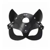 NXYSM Bondage BDSM Przenośne Faux Leather Sexy Maska Pełna Okładka Bondage Contains Slave Dog Head Hood Hood Flirting Headgear Para Sex Game Toy 1126