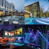 LED Neon Sign 50m RGB Flexibele Touw Lichten PVC IP67 Waterdichte Rainbow Strip Light voor Indoor Outdoor Disco Bar Pub Party Kerstdecoratie