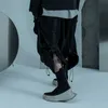 生徒旅行ドロップクロッチルースハーレムパンツPT2074 Techwear Aesthetic Dystopian Streetwear X0723