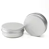 New Arrival 60ml 2oz Hot Sales Round Empty Lip Small Portable Travel Gift Balm Packaging Tin Box Metal Tin Can Aluminum Cosmetic Jar