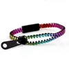 New Zip bracelet wristband candy bracelet Popular Zipper bangle braceles Double Colors fluorescent color style