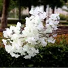 装飾的な花の花輪人工桜の花の花輪白いピンクの赤い赤い赤い赤い赤い赤い紫色の結婚式DIY323W