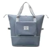 Outdoor Bags Large Capacity Folding Travel Waterproof Luggage Tote Handbag Duffle Bag Gym Yoga Storage Shoulder For Women Men