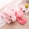 1pcs INS Pink Flamingo Box Cover Creative Car Armrest Tissue Case Cute Plush Toys Decorative napkin holder For Home Decor