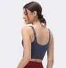 Yoga Vest Adjustable Back Button Sports T-shirt Underwear Running Fitness Shirt Gym Clothes Women Tank Tops