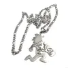 ICP Faygo Hatchetman Pendant necklace Clown Posse Twiztid ABK Juggalo HELL FACES Stainless Steel Figaro chain 18--32inch Active