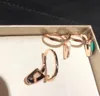 Роскошные ювелирные украшения набор ожерелья кольцо кольцевой браслет 18K золото, покрытый T0P мороженым, формы бренд дизайнер