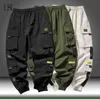 New 23ss womens mens Joggers Cargo Pants Men Sweatpants Streetwear Sports Multi-Pocket Jogging Casual Sportswear Harem Trousers fashion brand mens pants