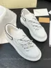 Lyxblå Designer Casual Skor Senaste färg Snörningshöjd Ökande Dam Sneakers Herr Silke Läder Fotkuddar fårskinn av hög kvalitet