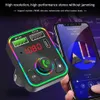 Car Phone Chargers Adapter F3 Universal Bluetooth Wireless Handsfree FM Transmitter Audio MP3 Music Player Dual USB PD 3.1A Quick Charge With Colorful LED Backlight