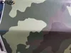 Army Green Jumbo Camouflage Vinyl Car Film Film DIY Klejek do naklejki Folia z pęcherzykami powietrza 3330