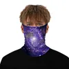 3D Magic Starry Sky Imprimer Masque d'équitation Cyclisme en plein air Multifonction Poussière Protection solaire Tube Cou Masque Moto Bandana Y1020