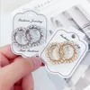 Pins Brooches Small Fragrance Round Pearl Brooch Suit Temperament Clothes Accessories Corsage Anti-glare Jewelry Seau22