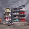 Antioksidan Ayakkabı Kutusu HD Sneaker Toz Geçirmez Akrilik Spor Depolama Organizatörü S Mağaza Vitrin Moda Ürünler