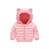 Kids Down Hoodies Coats bawełniany lżejszy zamek błyskawiczny nowa technologia prasowa długie rękaw maluch maluch dla dzieci chłopcy dziewczęta zimowa kurtka śnieżna 22 y2