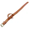 1pc Collar Soft Wide Leather Leash With Handle Pet Boxer Dog Accessories MLXL Size Y200515