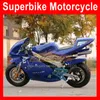 2 Takt Echte Motor Sport Kleine Scooter Locomotive MotoBike Moto Bike Hand Start Autobike 49CC / 50cc Mini Motorfiets Benzine Kart Kinderen Racing Autocycle