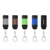 Beliebte Mini-Schlüsselanhänger-Taschenlampe, USB wiederaufladbar, LED-Taschenlampe, Lampe, 0,3 W, 25 lm, mehrfarbige Mini-Taschenlampe