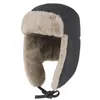 Outdoor hoeden winddichte faux bont dop oorflap winter mannen vrouwen warme Russische hoed met oorkleppen bommenwerper lei feng modeklap