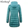 Bang Brand 8XL 7XL 6XL Ladies Long Warm Down Coat Women Ultra Light Down Jacket With Bag Women's Overcoats Hip-Length 211130