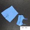 Set da palestra senza cuciture da 2 pezzi Reggiseno sportivo da donna Set da yoga a vita alta Fitness da donna