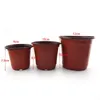 Blumentopf Pflanzen Blumen Kindergarten Starter Grow Home Blumentopf Gartenbehälter mit Hohlräumen Gartenwerkzeug 210615