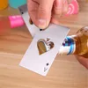 Spade A Credit Card Bottle Opener Creative Playing Card Bottle Opener Stainless Steel Household Tools Beer Opener T500807