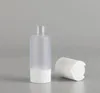 15ml 30ml 50ml Airless Bottle Essence Vacuum Pump Frosted White Refillable Bottles Liquid Makeup Container Tools 100pcs SN3028