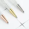 Ballpoint Pens 1Pcs Crystal Broken Diamond Rotating Stationery School Writing Birthday Smooth Gifts Pen Office Christm P2R2