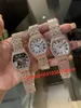 Moda Full Diamond Tortue Watch White Black Roman Number Stial Zegar Swiss Ruch Sapphire Znane marki Zegarki