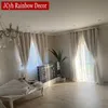 Japanese Romantic Blackout Curtain For Living Room Girls Bedroom Blackout Curtains For Window Curtains Party Tulle Drapes Panels 210913