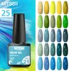 Nail Gel Mtssii UV LED Polish Set 253060 Pcs Glitter Color Varnish Kit Soak Off DIY Art Design Base Top Coat Need8407235