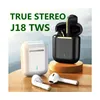 Auricolari wireless TWS Cuffie stereo Auricolari Bluetooth veri Impermeabile IPX4 Auricolare musicale con audio HIFI per Iphone Huawei Samsung Xiaomi Cuffie sportive J18