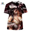 Sonspee Anime 3D Baskı Hip Hop Albedo T Gömlek Kadınlar Seksi Loli T-Shirt Gym Harajuku Yaz Üst Tees Komik Gömlek Homme Tişört X0621