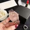 Модные брендовые женские кварцевые наручные часы в стиле кристаллов со стальным металлическим ремешком GS36273Y
