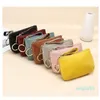 Wallets Women Small Change Bags First Layer Cow Leather Girls Lady Coin Purses Vintage Pouch Credit Card Money Bags