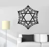 Wall Stickers Decal Star Of David Pentagram Protective Amulet Symbol 2SH27