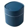 Mini Small Avfall Bins Skrivbord Skräp Korg Hem Bord Plast Skräp Can Office Supplies Dustbins Sundries Barrel Box 211215