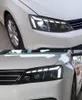 Auto Kopf Licht Für VW Sagitar LED Dynamische Blinker Scheinwerfer Montage Hohe Strahl Winkel Auge Zubehör Lampe 2012-2018