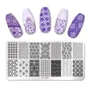 QualityPICT YOU Nail Stamping Plates Texture Series Template Nail Design Stamp Stencil Tools Stainless Steel Nail Art Image Plate