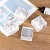 Geschenkpapier 2021 Ankunft Hersteller Großhandel Schmuckverpackungsbox High-End-Ring mit Schleifenschachteln für Schmuck