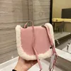 2021 Luxury Shoulder Bags mini Designer Crossbody bag Various styles High-quality leather lamb hair Fashion handbags size:18*15cm