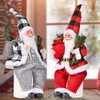 11 "8 Santa Claus figurer julhem D￩COR NOVETITY PUNKTER STÅNG FIGUREDEORATIONS DOLL COLLECTIBLE Bord Decor Xmas Ornament