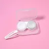 Halloween Lens Cute Case Stick Pincet 4 Color Contact Lens Travel Kit Willekeurig verzonden