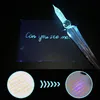 10 stks / doos Crystal Glass Pen met UV-lamp Invisible Fluorescentie Inks Dip Pen Geschenken Briefpapier Schrijven Tekening Creative Supplies